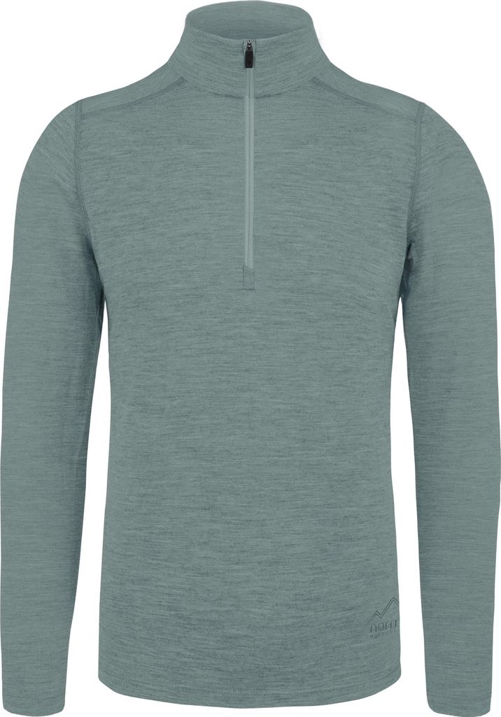 normani Herren Merino Langarm mit 1/4 Zipper