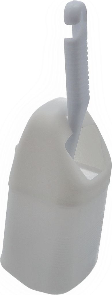 kleine Toilettenbürste mit Halter Klobürste weiß für Bootstoilette Campingtoilette Bordtoilette Boote Wohnmobile Caravan