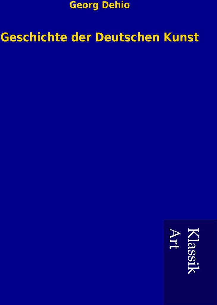 Geschichte der Deutschen Kunst
