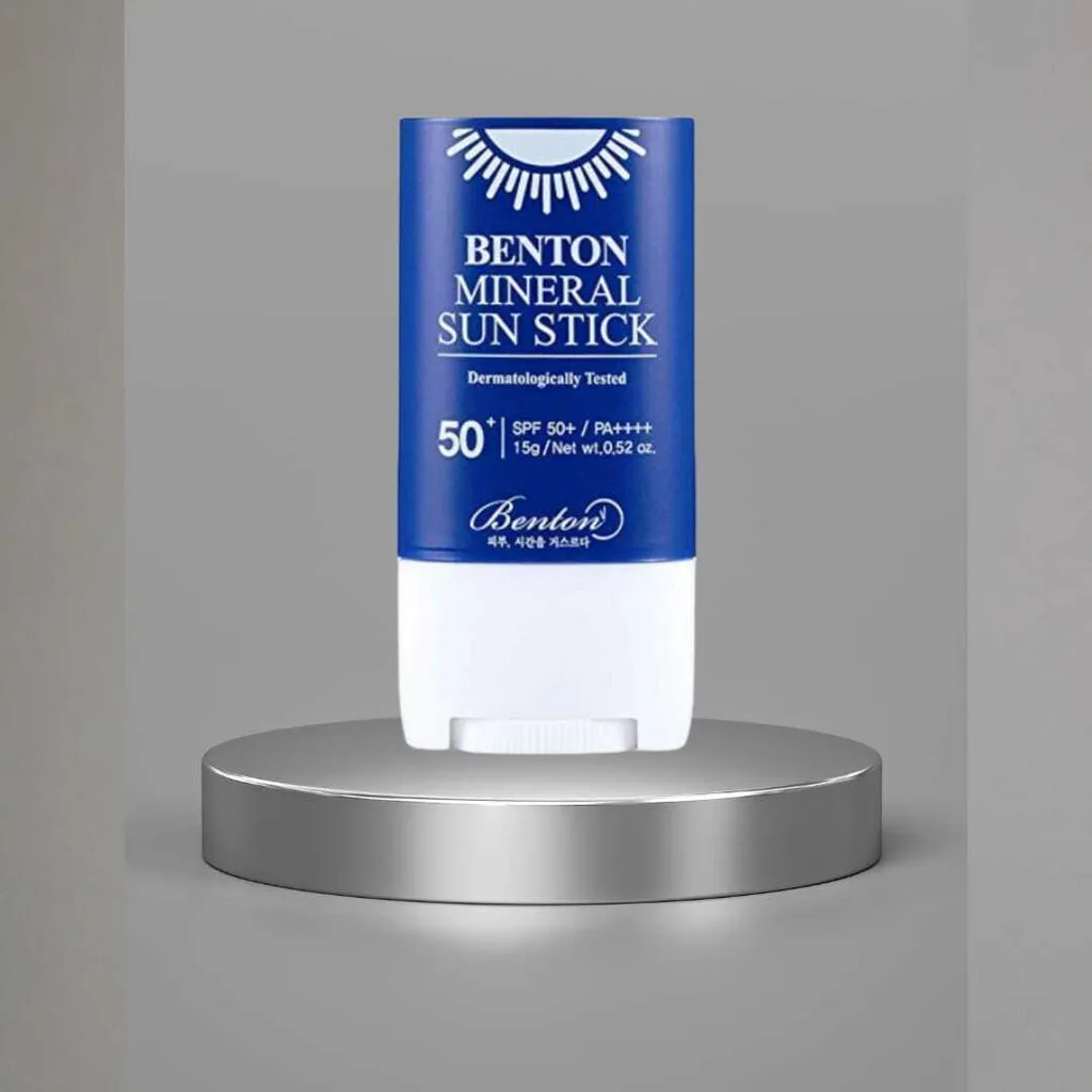Stick Solaire Minéral SPF50 Benton 15g : Soin Solaire Visage Hydratant