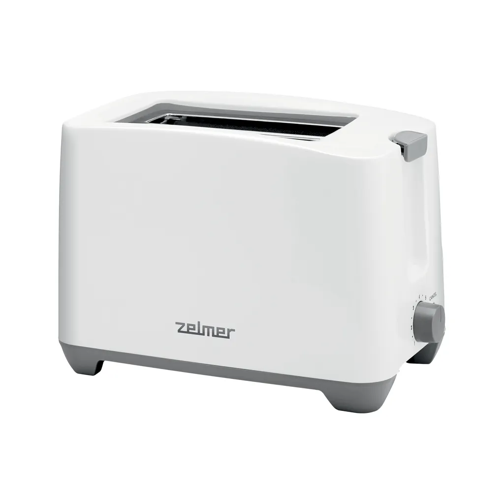 Grille-pain électrique 2 fentes Zelmer ZTS7386 blanc avec 7 niveaux
