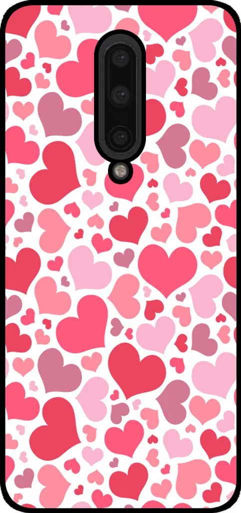 Custodia OnePlus 8 con Cuori - Cover Morbida TPU Smartphonica per Bambini