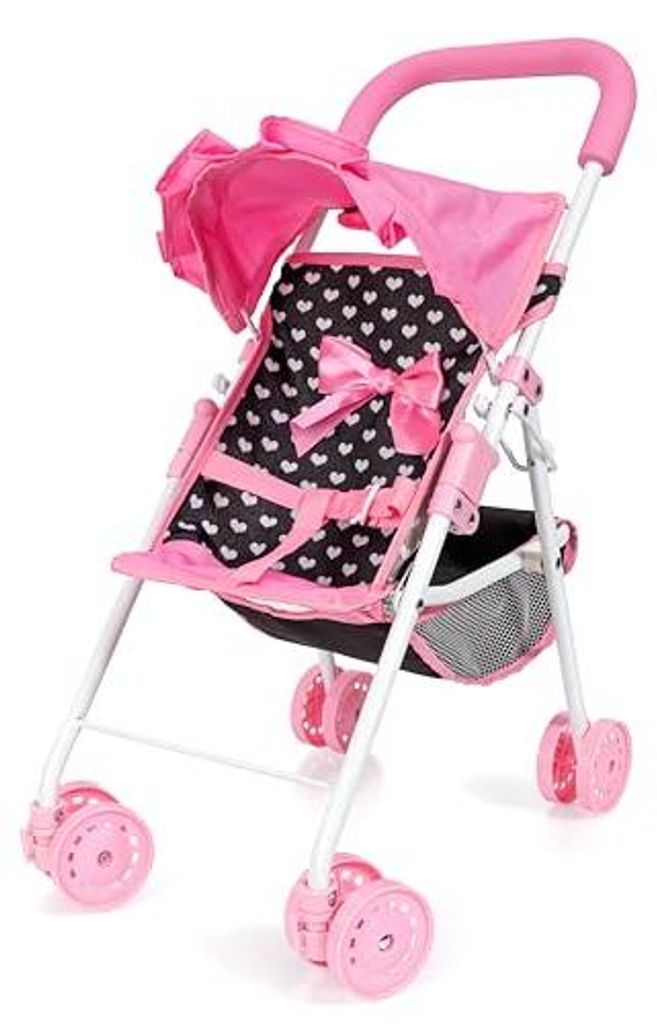 Bayer Design 21560AA Puppenbuggy mit Dach, Doppelräder, Produktbild 