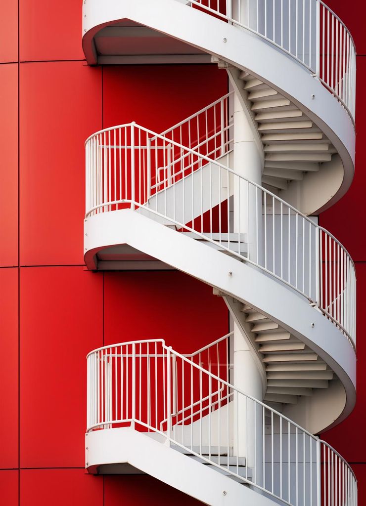 Plakat 13x18cm Treppe zum Himmel