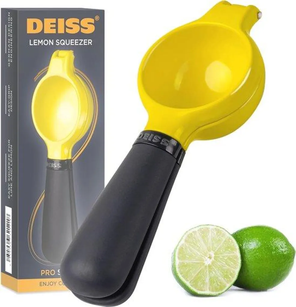 Presse-agrumes ergonomique en métal avec système d'extraction maximale