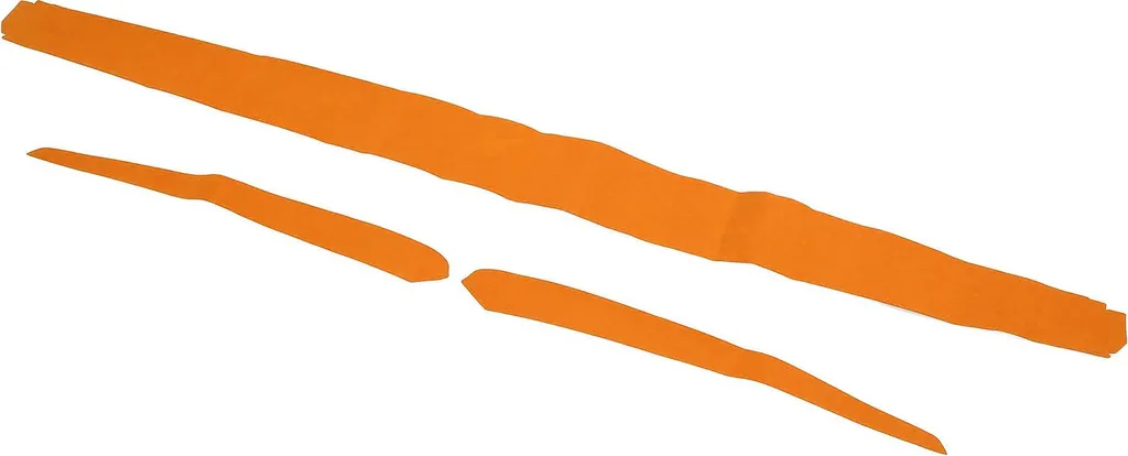 Moulure en daim souple orange pour tableau de bord Tesla Model 3 et Y 23