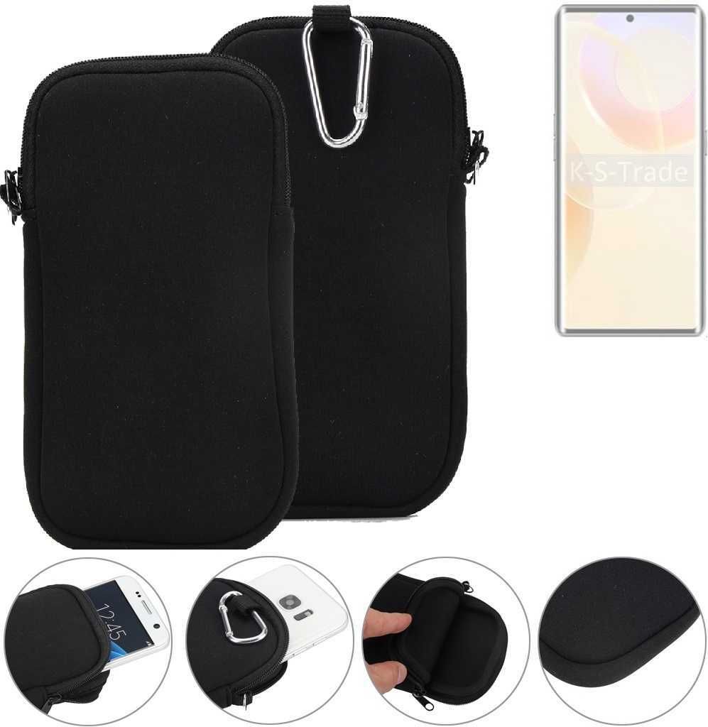 K-S-Trade Neopren-Hülle Handyhülle kompatibel mit Cubot X90 Schutzhülle Neoprenhülle Sleeve Schutz-Hülle Gürtel Tasche Case Holster Handytasche