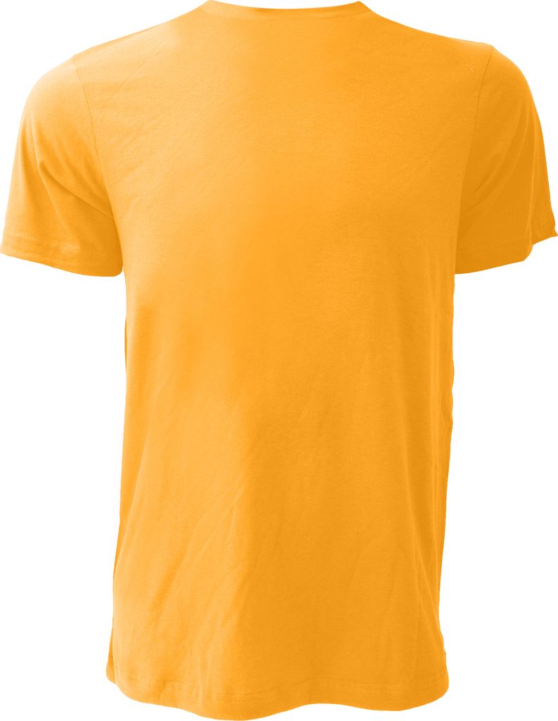 Canvas Uni Jersey T-Shirt, Kurzarm BC163 (Medium) (Gelb)