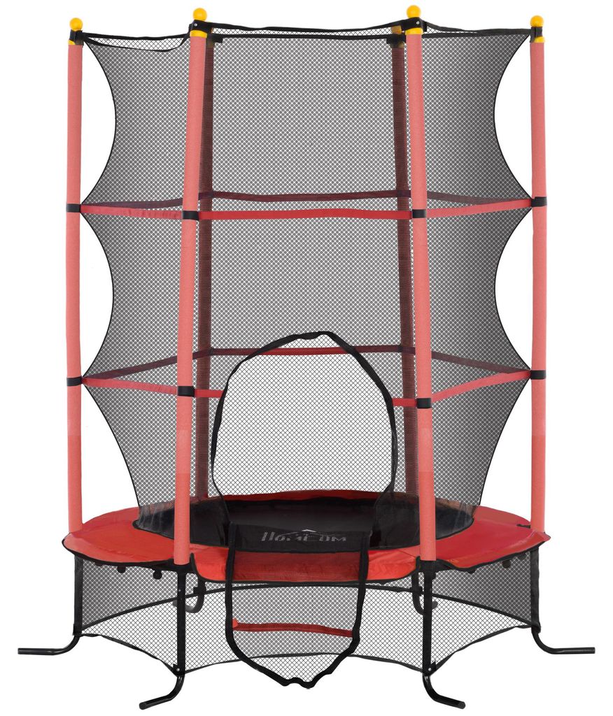 Detská trampolína HOMCOM Ø 163 cm, trampolína pre deti od 3 Obrázok produktu 
