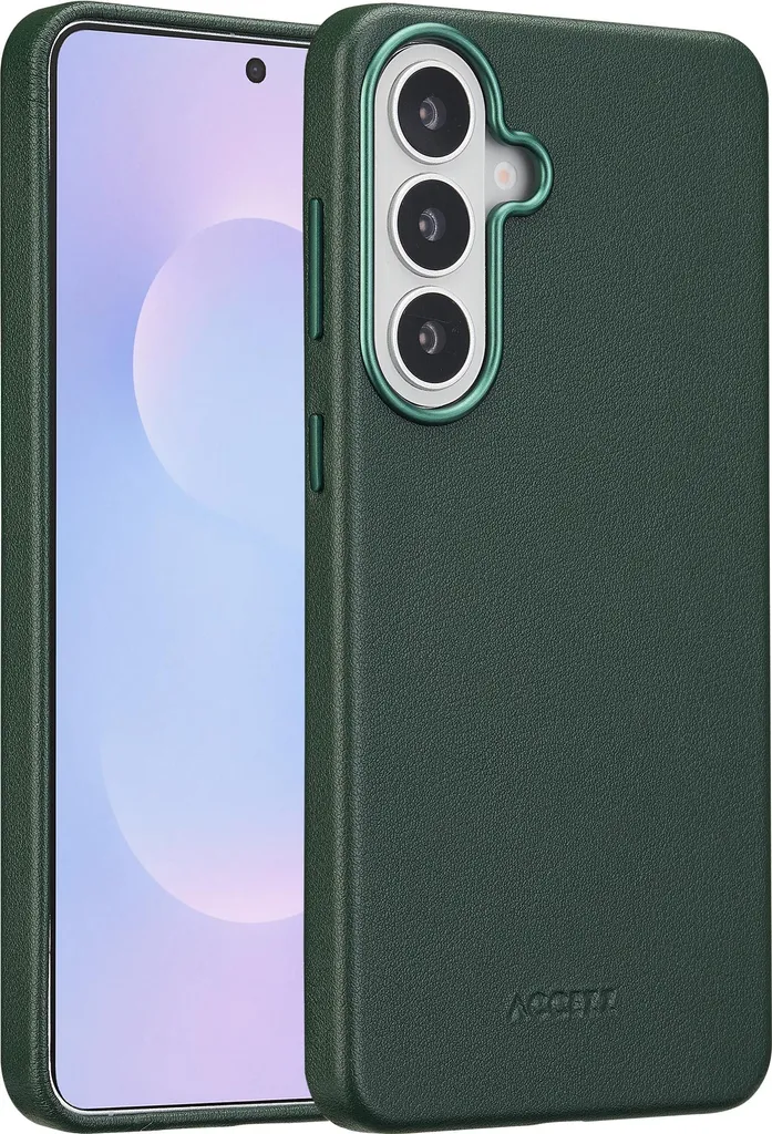 Samsung S26 Plus Cover Pelle MagSafe Accezz Cedar Green - Trend 2026