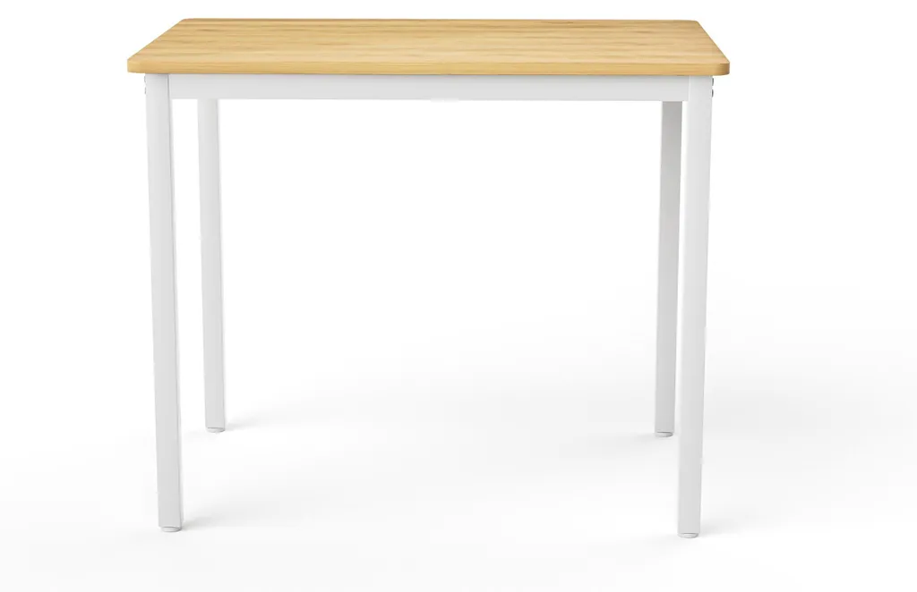 Petite table à manger industrielle avec bancs pour petits appartements - 10