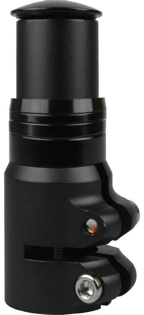 Adaptateur 28,6 / 50 / 28,6 mm noir mat pour potence et tube de fourche