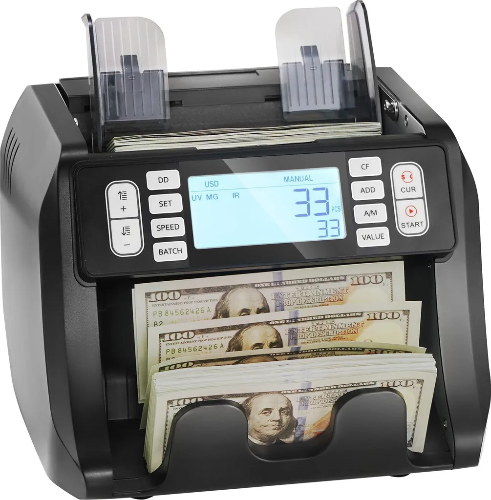 Compteuse de billets pour commerce avec fonctions addition et mise en lot - 9