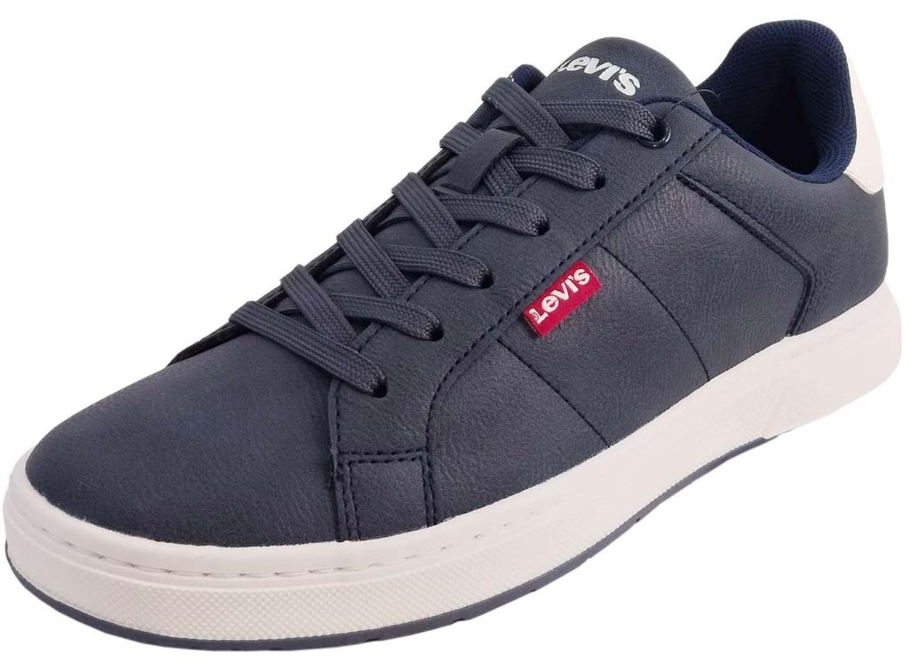 Levi's Piper Laces Jr Kinder Low-Top-Turnschuhe Dunkelblau (Navy), VPIP0005S-0040