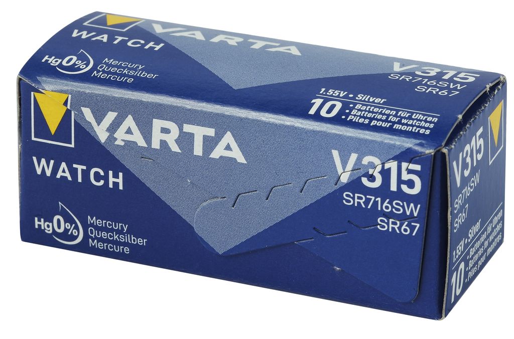 Varta 48029, Einwegbatterie, Siler-Oxid (S), 1,55 V, 1 Produktbild 