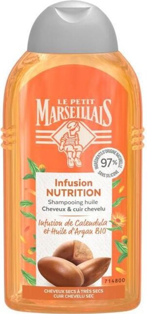 Le Petit Marseillais Shampoo Calendula Arganöl für Trockene Produktbild 