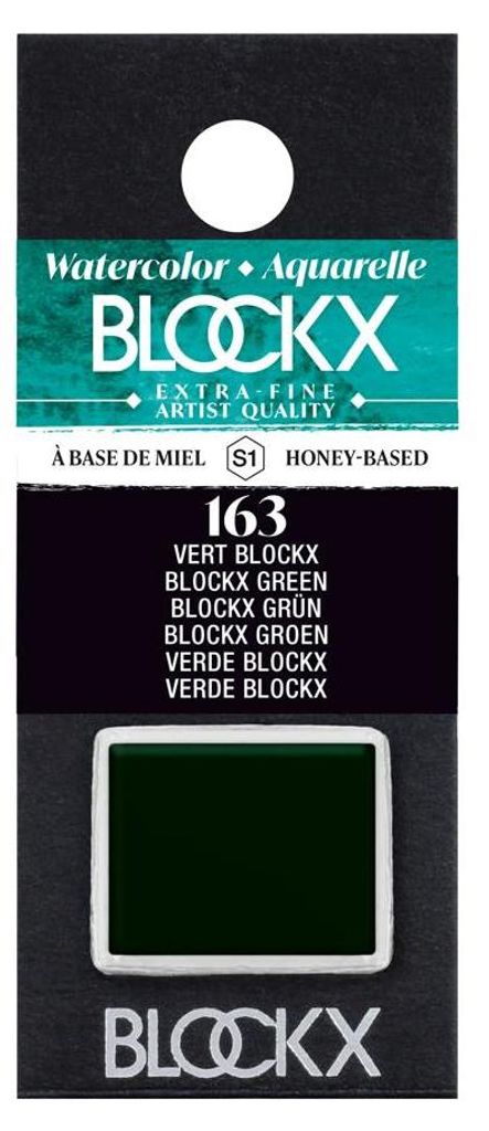 Aquarell Blockx Grün - 1/2 Napf