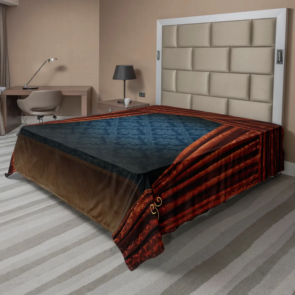 Grand drap de lit pour lit décoratif 266x260 cm, style victorien
