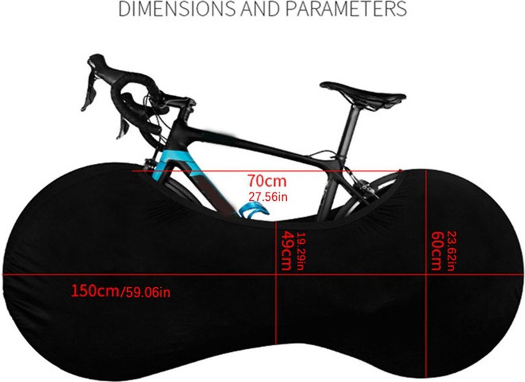 2Stk Fahrradabdeckung Wasserdicht Staubgeschützte Produktbild 7