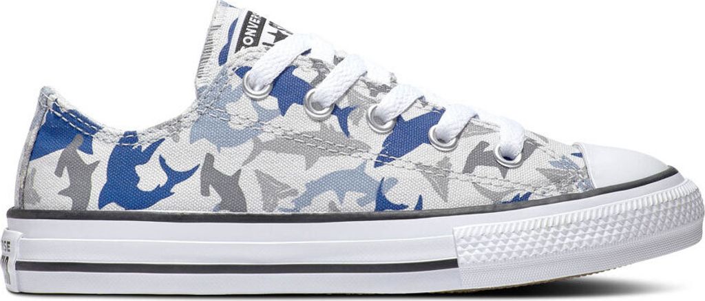 Converse Chuck Taylor All Star Kids - Ox - Photon Dust / Rush Blau / Weiß Segeltuch Größe: 28.5 Normal