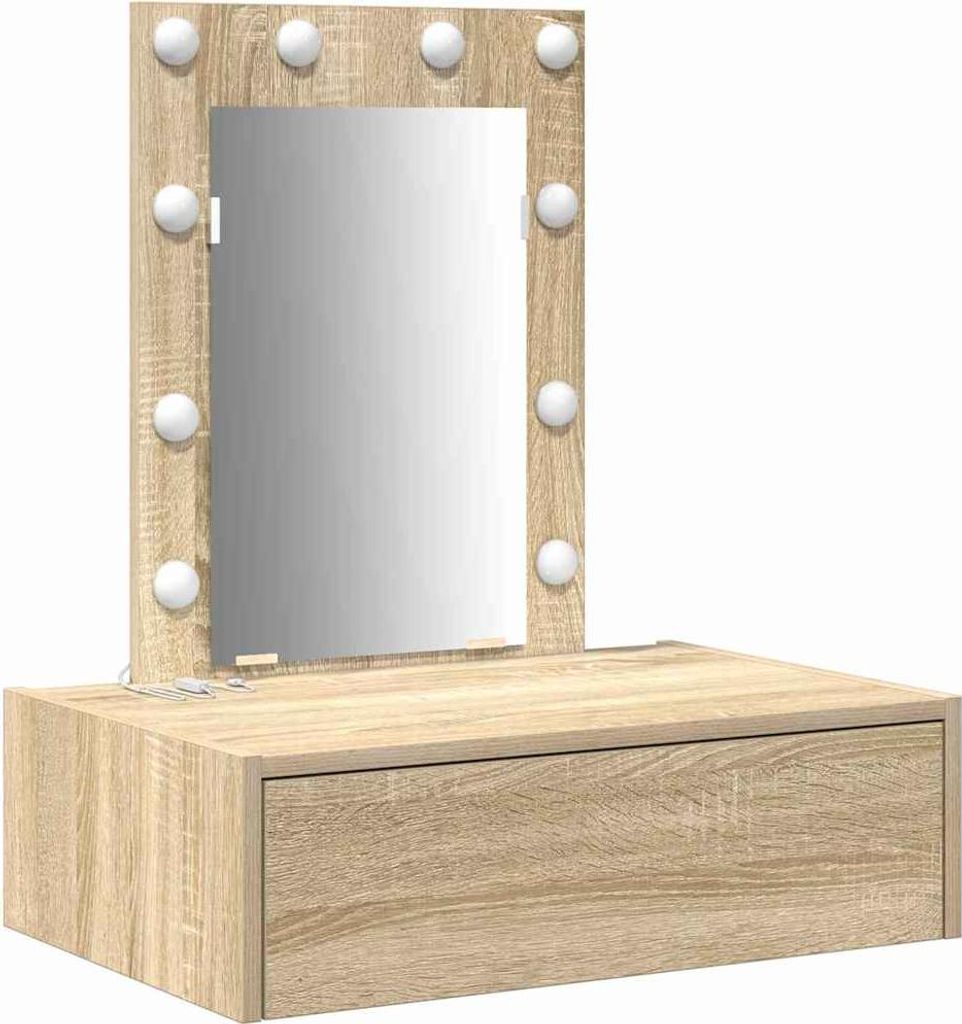 vidaXL Toaletní stolek se zásuvkami hnědý 60 x 40 x 70 cm Obrázek produktu 