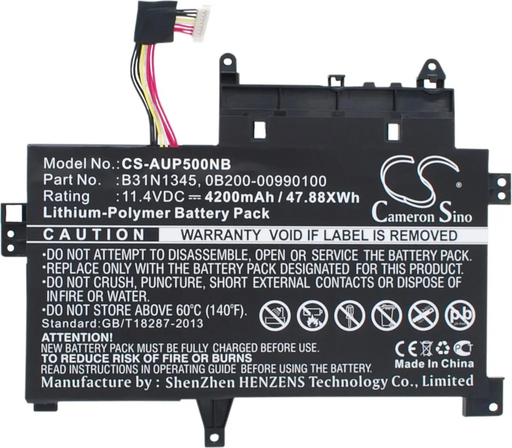 Batterie Techtek Haute Capacité pour Asus Transformer Book Flip TP500
