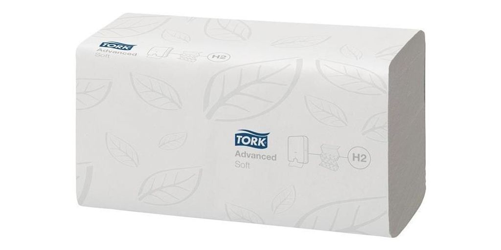 Papierové utierky skladané jemné ZZ 2-vrstv. TORK Xpress Produktbild 