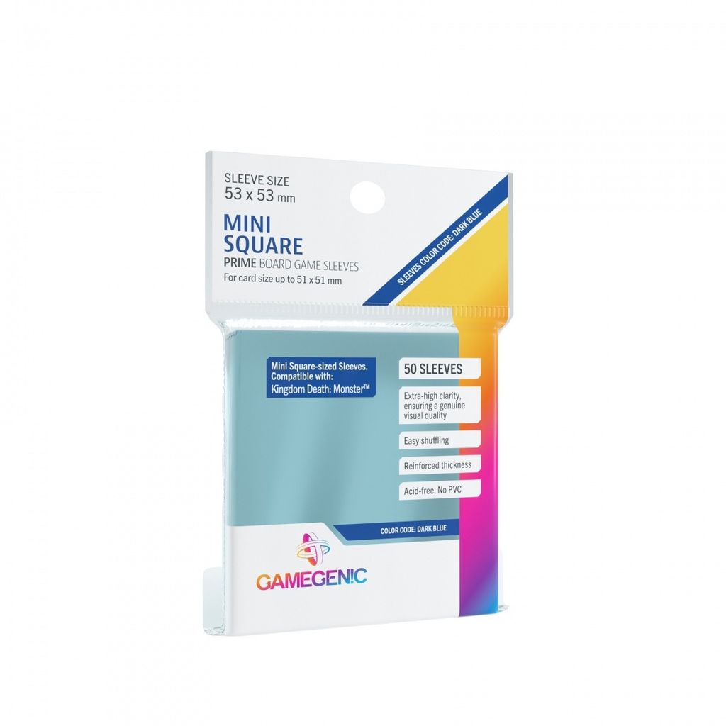 Gamegenic - Prime Board Game Sleeves Mini Square (53 x 53)