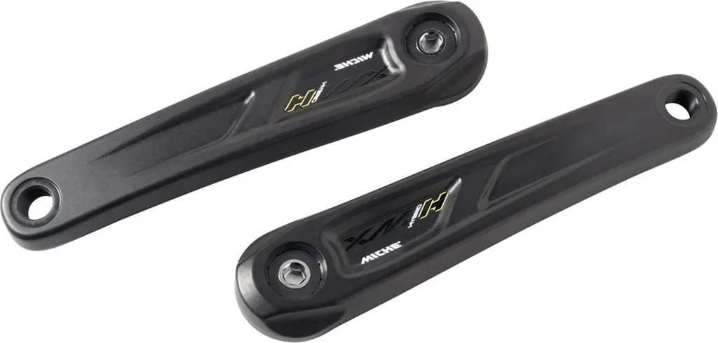 Manivelles E-Bike Miche XMH 165mm Noires compatibles Bosch et Yamaha