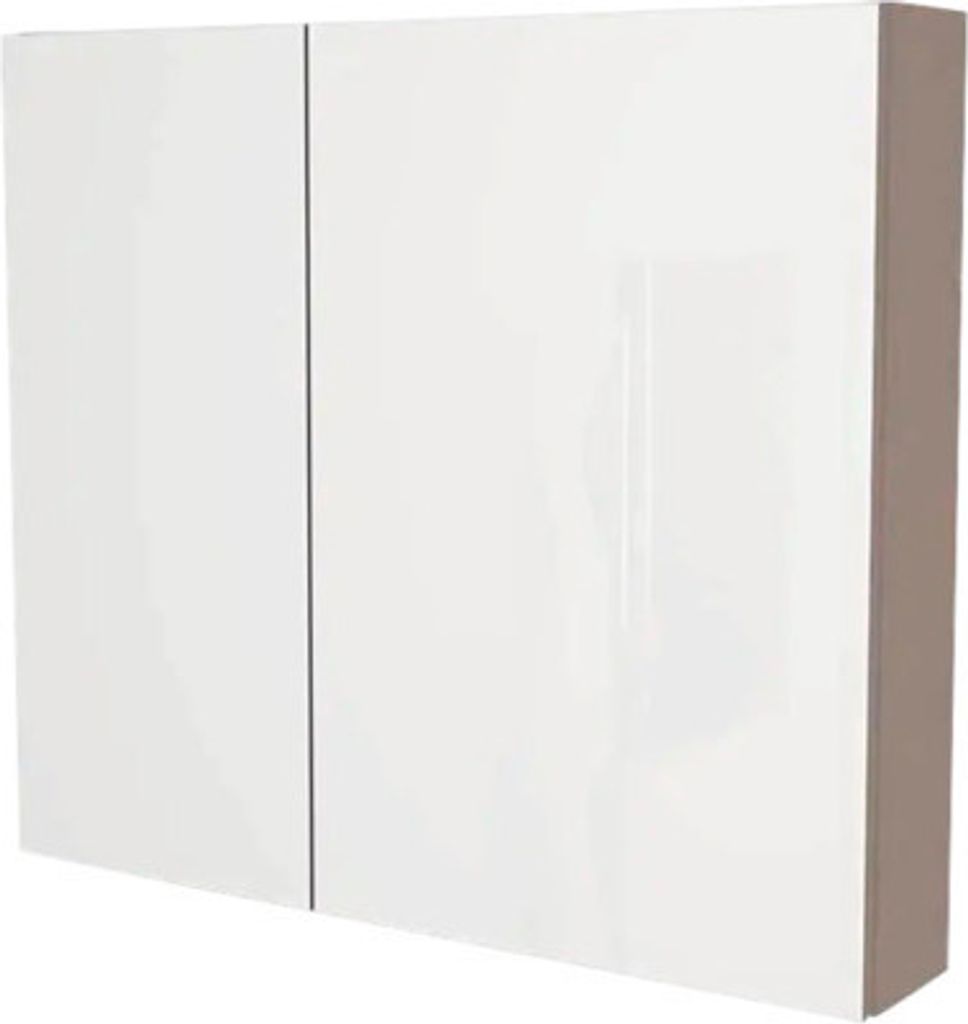 Spiegelschrank Devo Vena 2.0 rechts BxHxT 80x70x15 cm structure stone grey