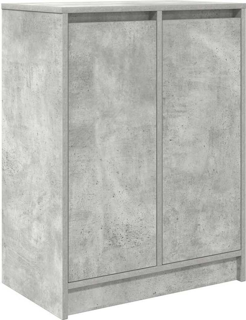 Schuhschrank Betongrau 57x34x76 cm Holzwerkstoff