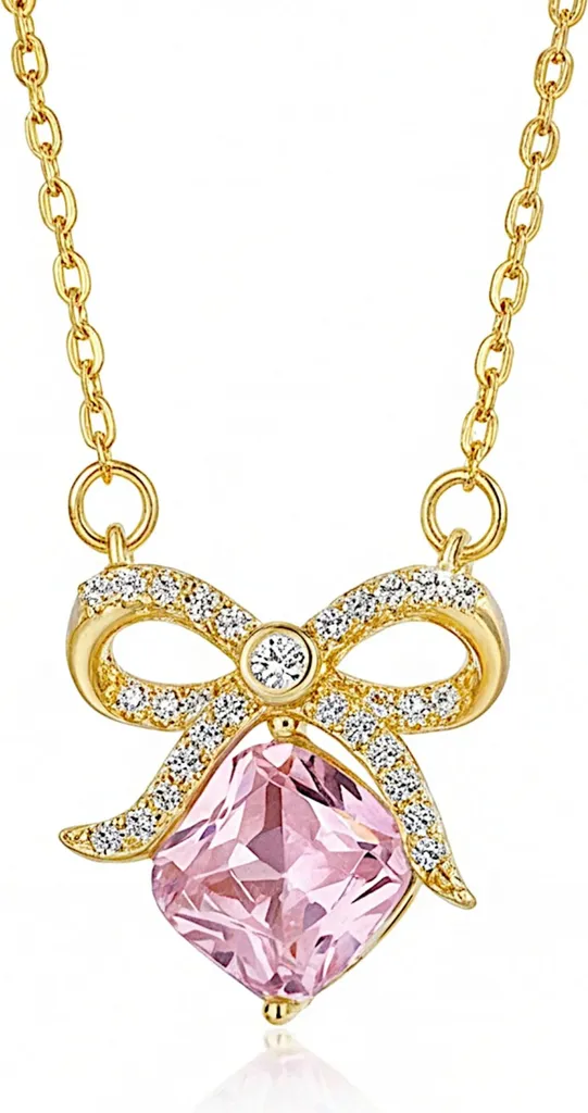 Collana Donna TOLLzWOOD Argento 925 con Zircone Rosa Taglio XL