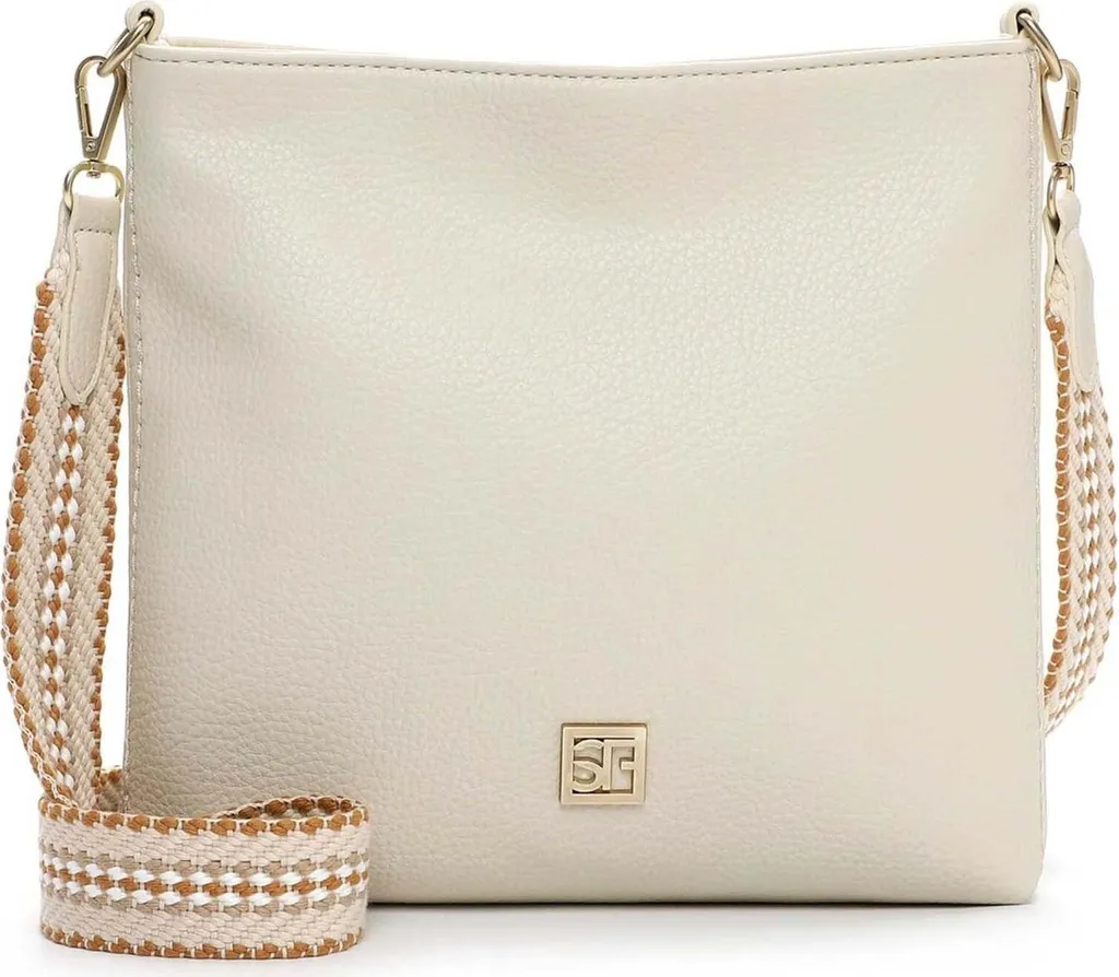 SURI FREY borsa a tracolla Amey Crossover Beige - Collezione Avorio