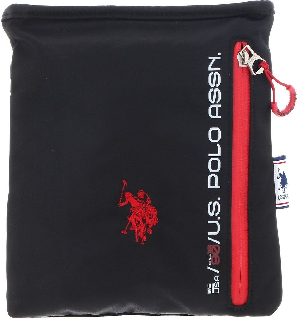 U.S. POLO ASSN. Umhängetasche Bozeman Flat Crossbody Black Produktbild 