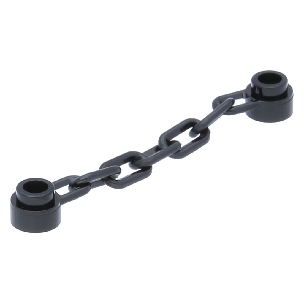 A black LEGO chain with two connectors.