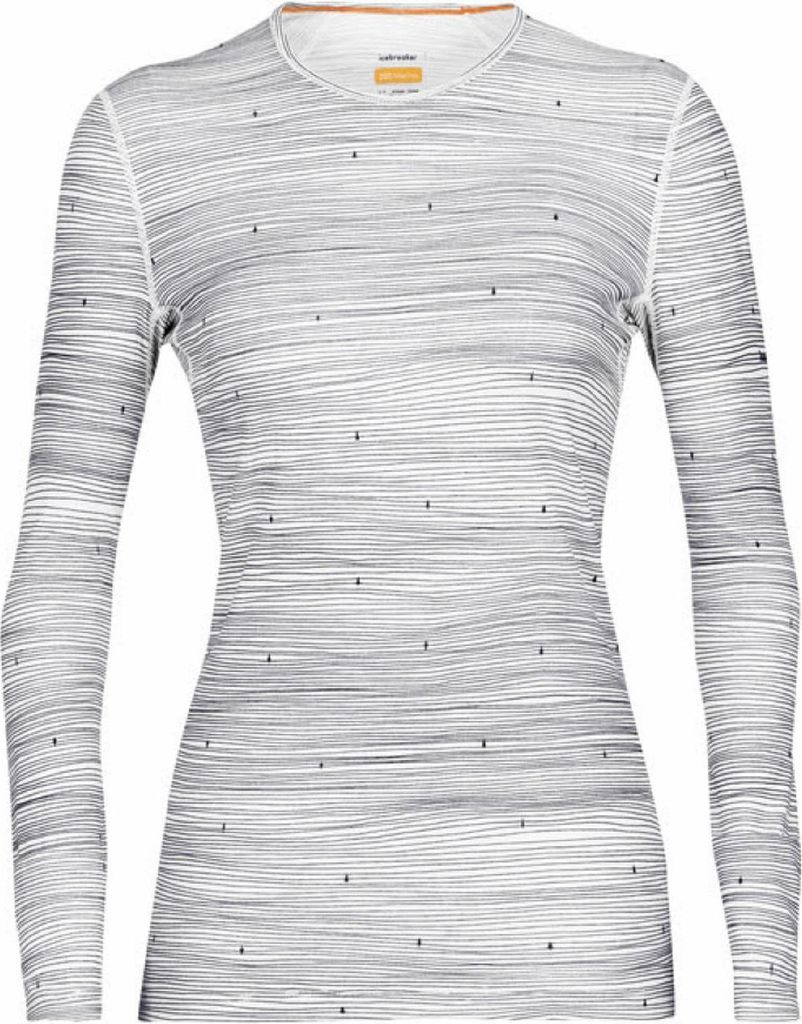 Icebreaker langarmshirt W 200 Oasis LS Crewe Ski