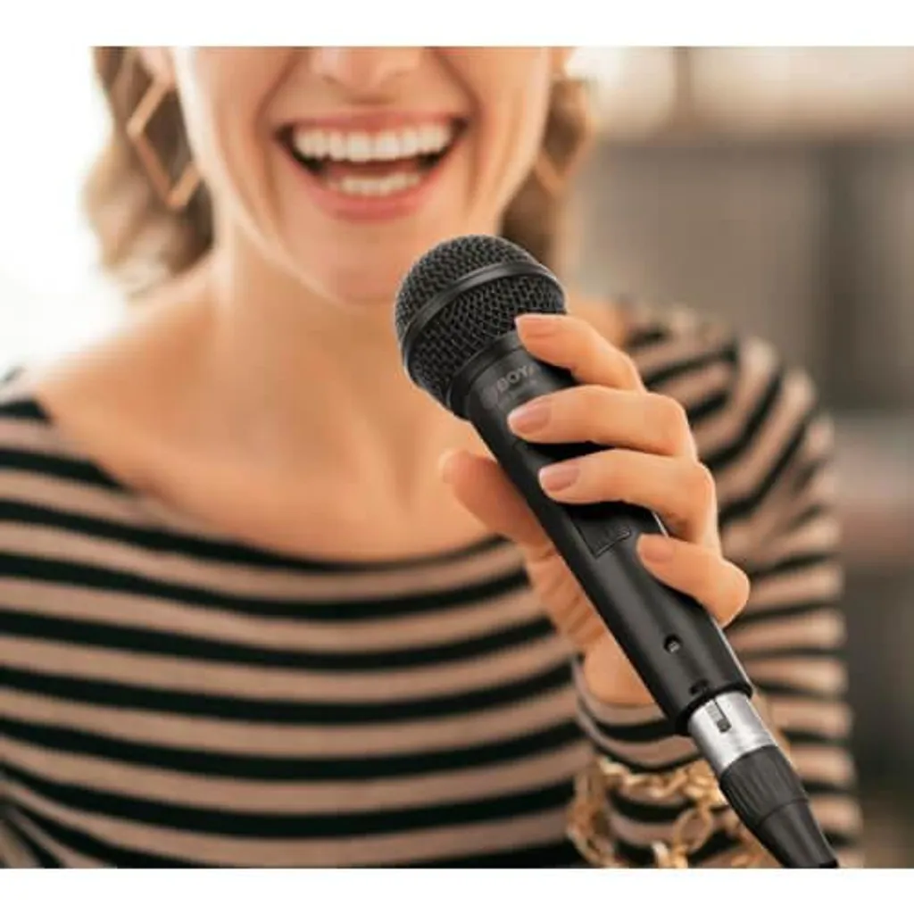 Microphone pour karaoké et conférence BOYA BY-BM58 câble 5m XLR inclus - 4