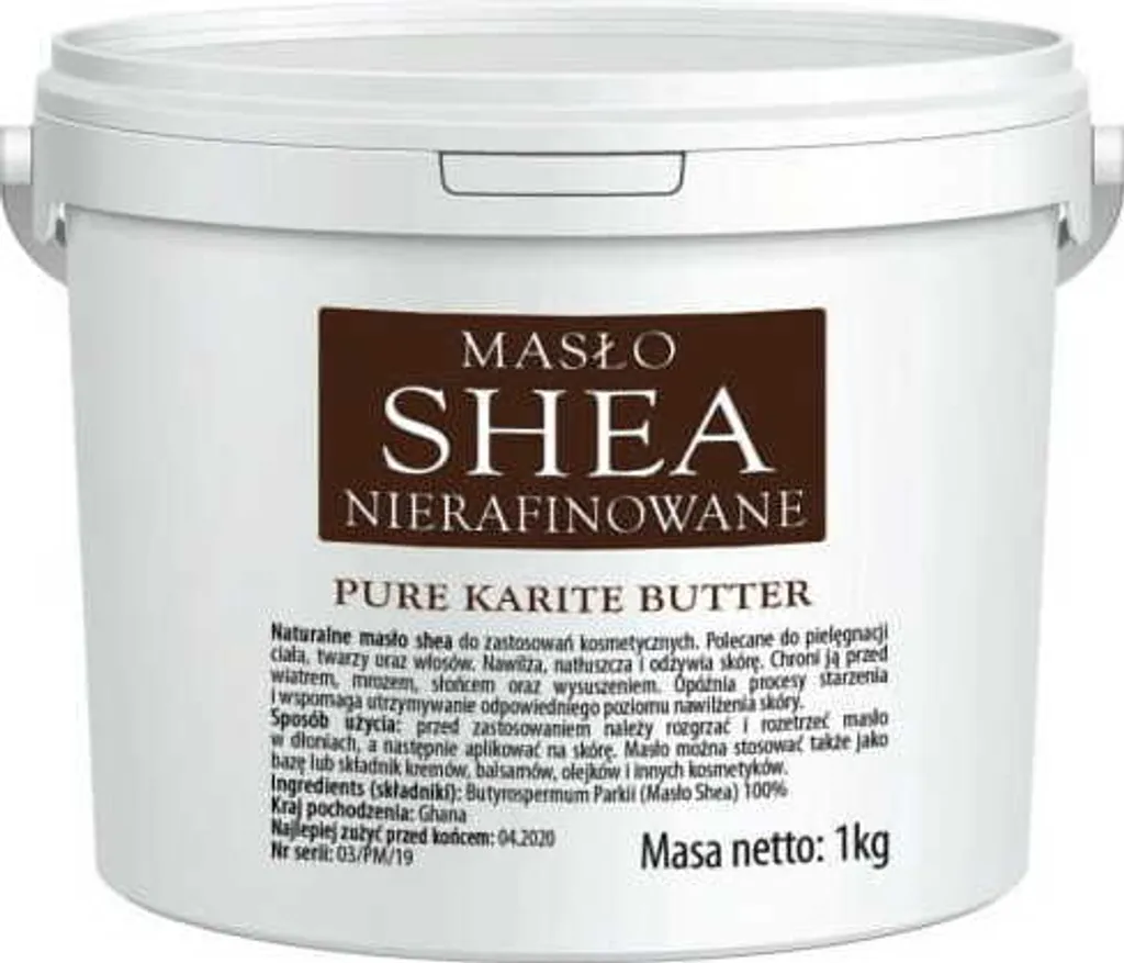 Burro di Karité 1kg VITAFARM | Soluzione Pelli Secche e Screpolate