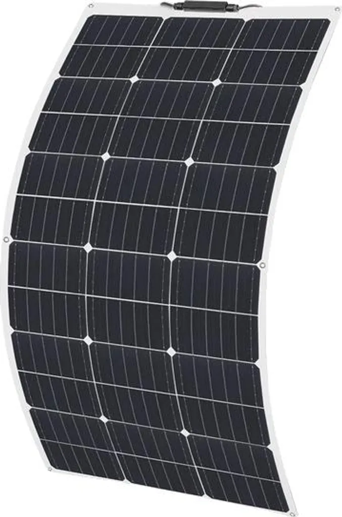 Pannello Solare Flessibile 100W 18V Impermeabile per Camper e Barca