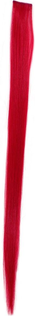 WIG ME UP 1 Clip-In Strähne glatt Dunkles Pink-Rot Produktbild 