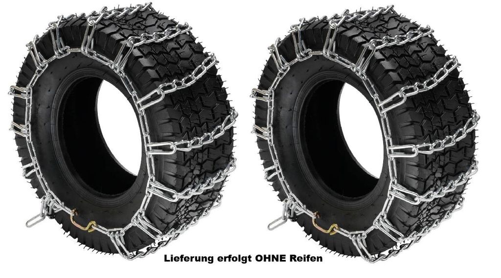 1 Satz Schneeketten für Rasentraktoren 18x9.50-8, Produktbild 
