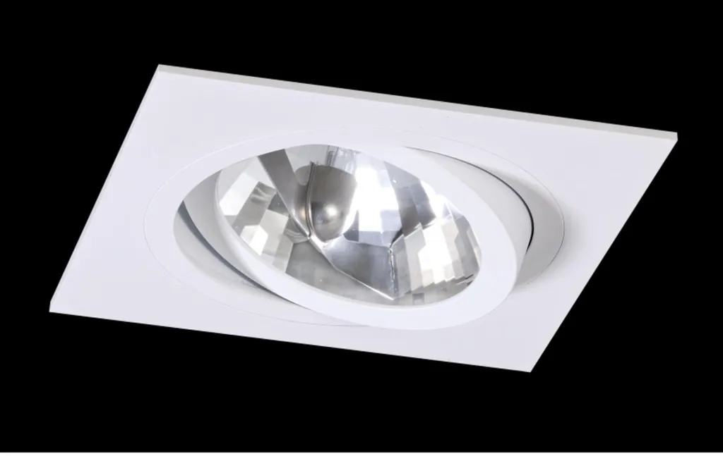 Luminaire LED encastrable blanc en aluminium BPM 9x3W pour plafond 230V