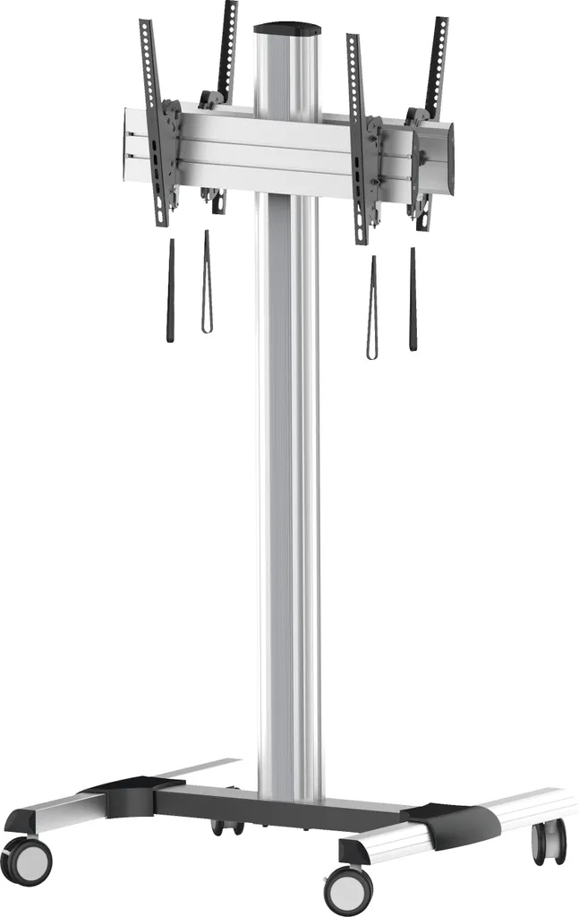 Pied Double Écran pour Salle de Réunion, Support LCD 37-70 pouces 60kg