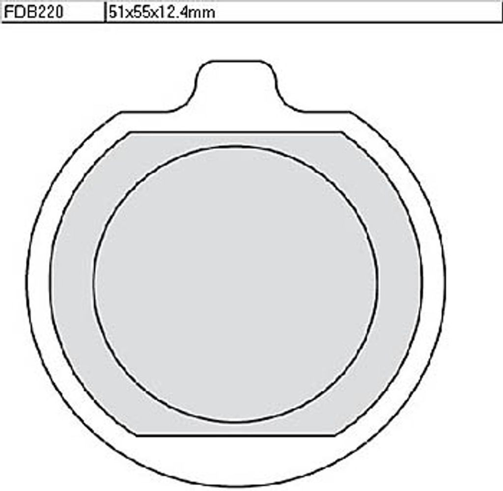 FERODO Bremsbelag FDB 220 Platinum