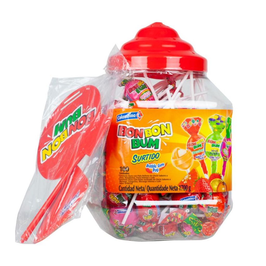 COLOMBINA Bon Bon Bum - Lutscher, gemischt - Produktbild 