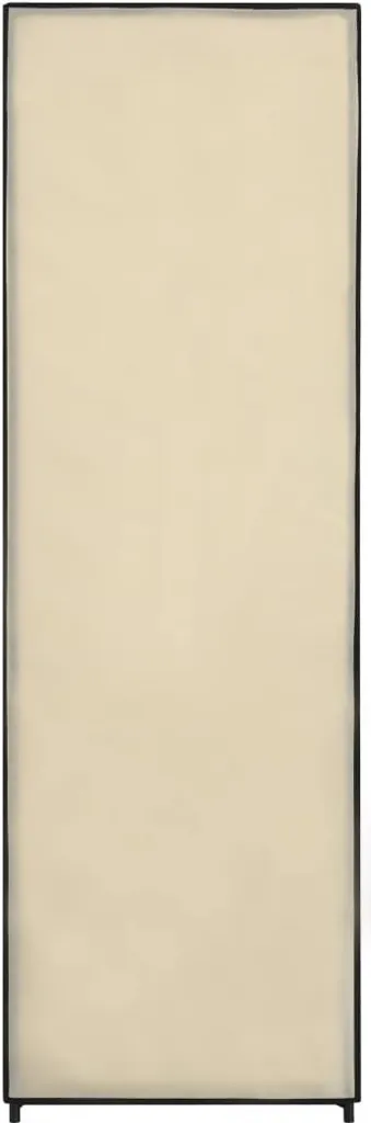 vidaXL Armadio crema 87 x 49 x 159 cm tessuto - 3