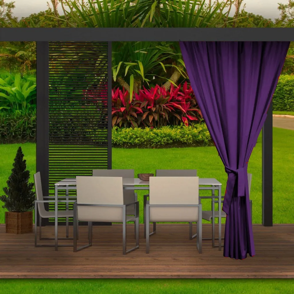 Tenda Esterno 155x240 Viola 1 Pezzo | Impermeabile e Anti-UV
