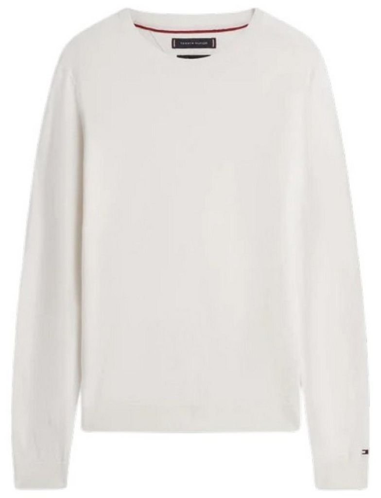 Tommy Hilfiger - Pullover für Herren, Rundhalsausschnitt, Baumwolle GT26898 (M) (Elfenbein)