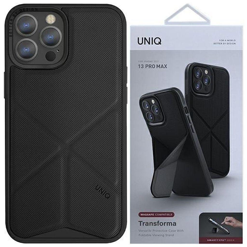 Uniq Etui Transforma Iphone 13 Pro / 13 6,1" Czarny/Ebony Zdjęcie produktu 