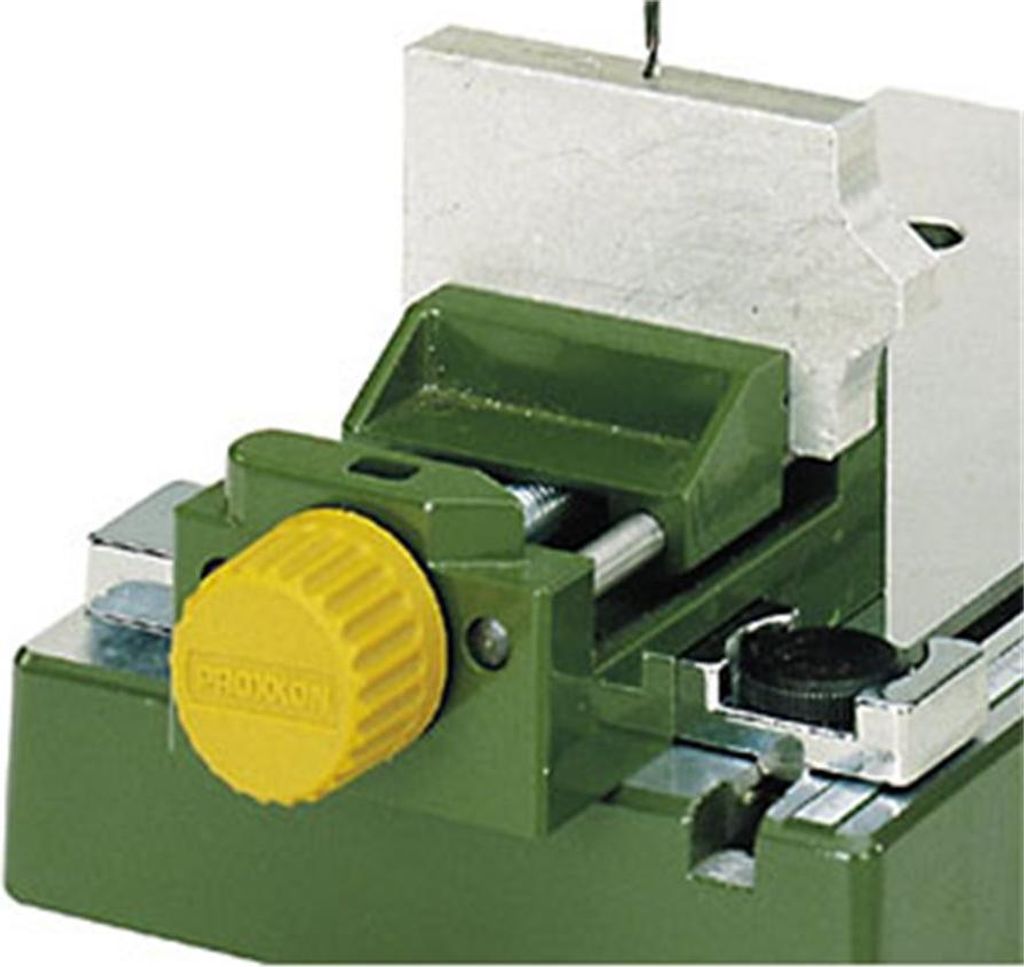 PROXXON Maschinenschraubstock MS 4 aus Zink-Druckguss, Spannweite 34 mm